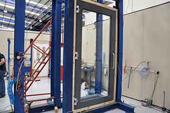 Assa Abloy doorset testing rig